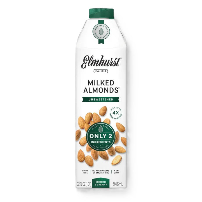 Elmhurst Milked Almonds Unsweetened 946ml