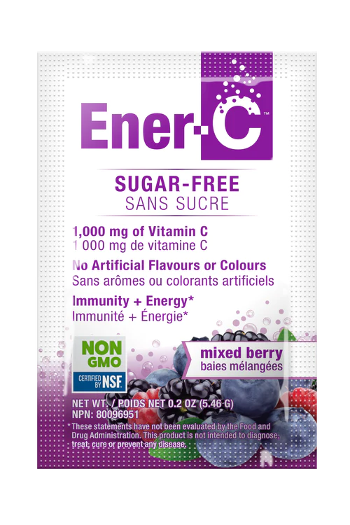 Ener C Effervescent Drink Mix Sugar Free Mixed