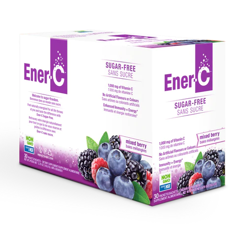 Ener C Effervescent Drink Mix Sugar Free Mixed