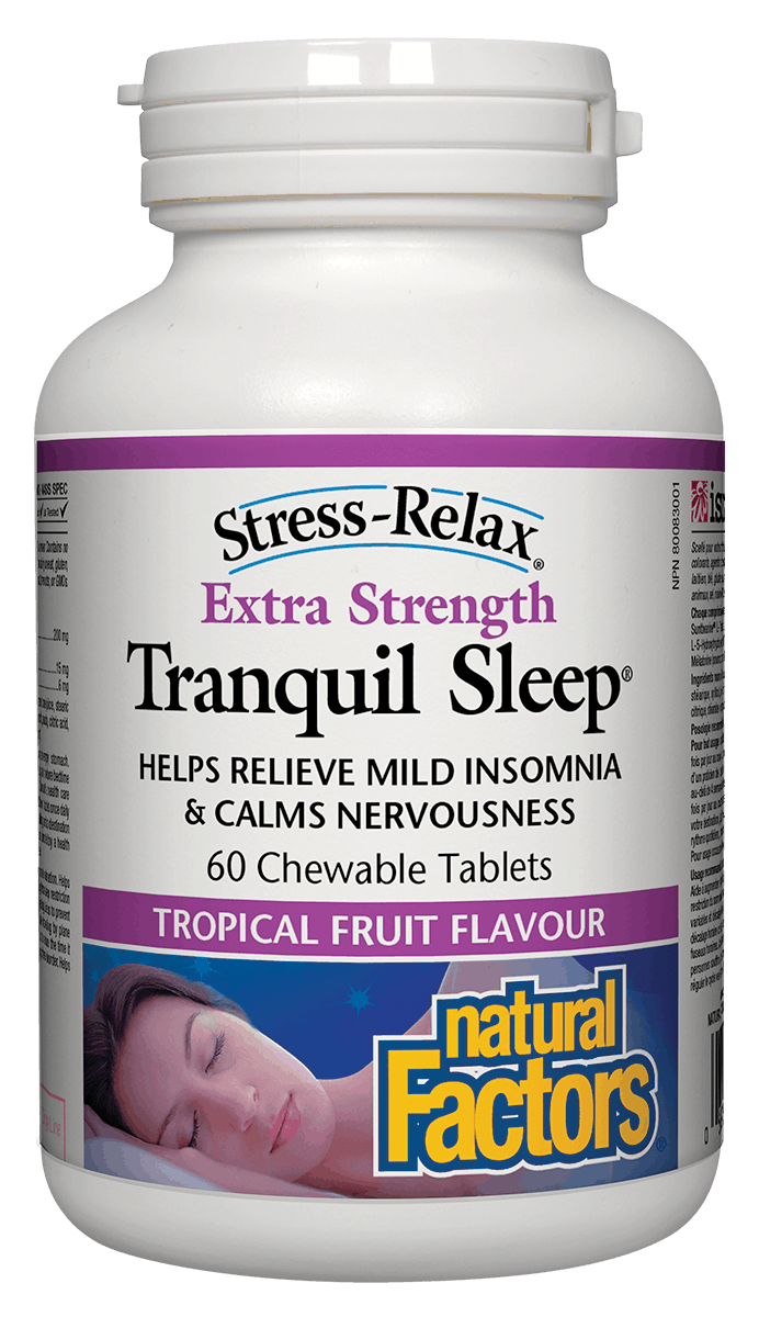 Natural Factors Tranquil Sleep Extra Strength 60chews