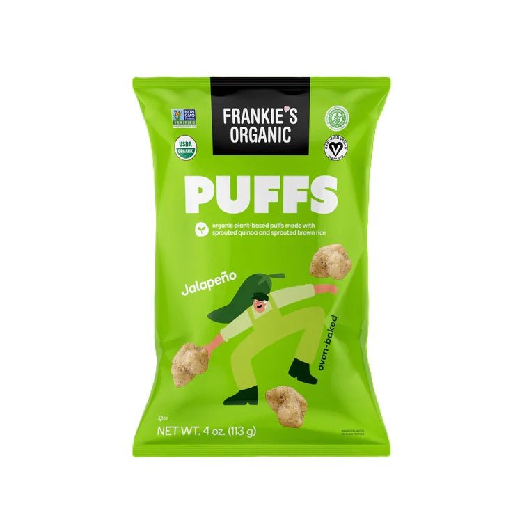 Frankie&#39;s Organic Jalapeno Puffs 113g