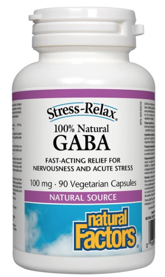 Natural Factors GABA 100MG 90caps