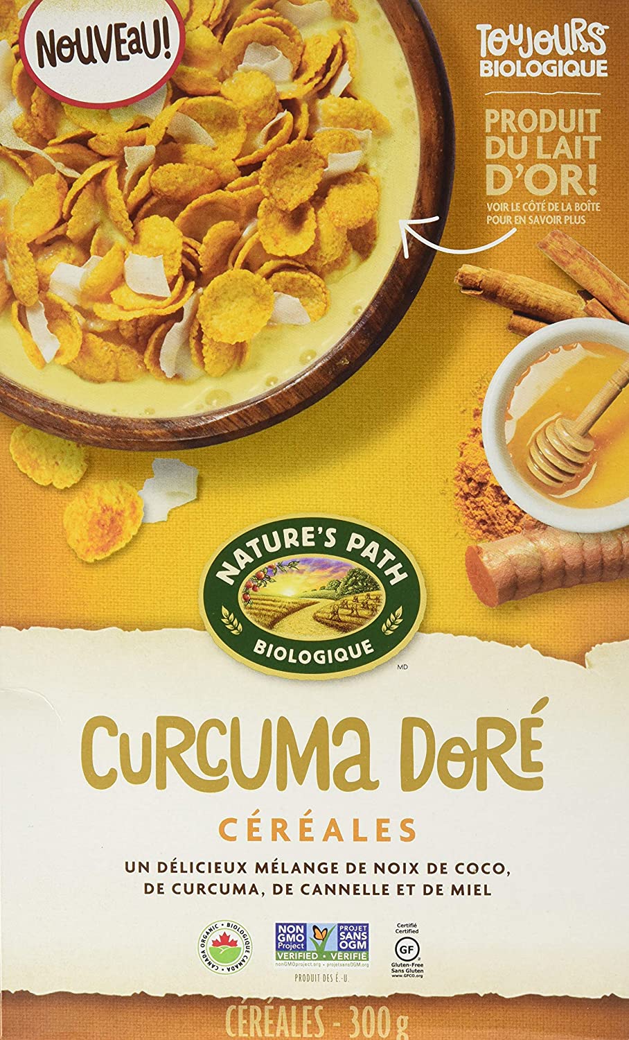 Natures Path Golden Turmeric Cereal 300g