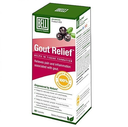 Bell Lifestyle Gout Relief 60caps