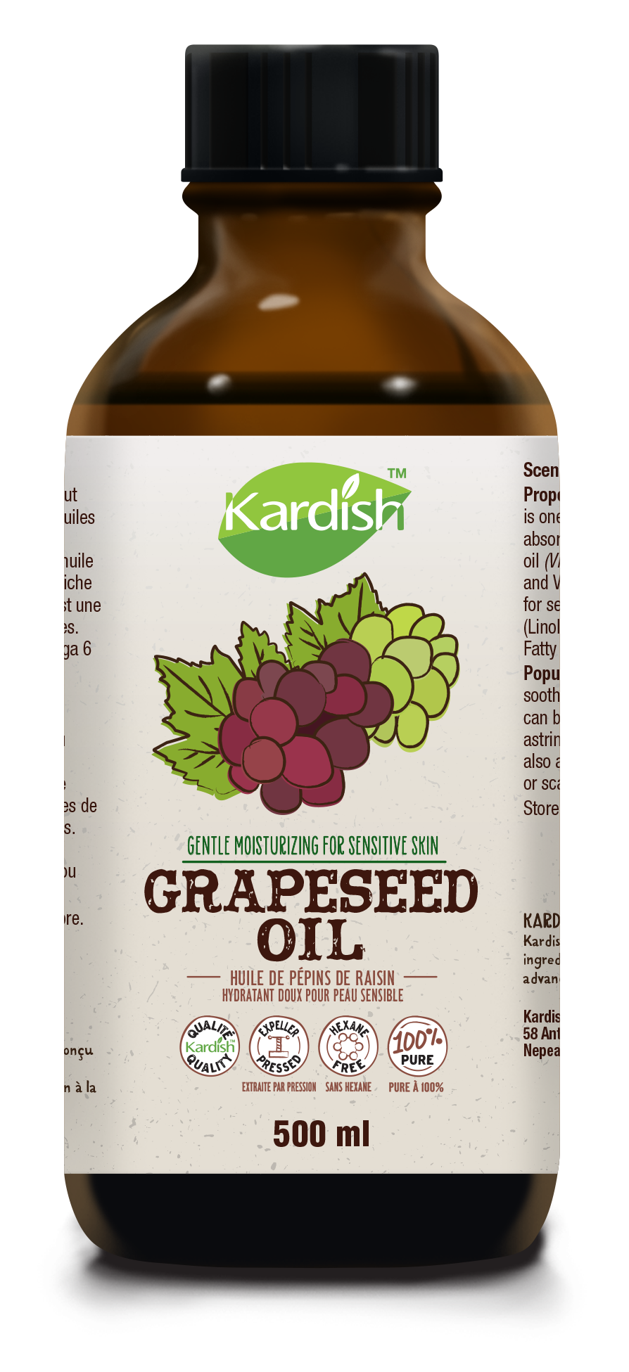 Kardish Grapeseed Oil 500ml