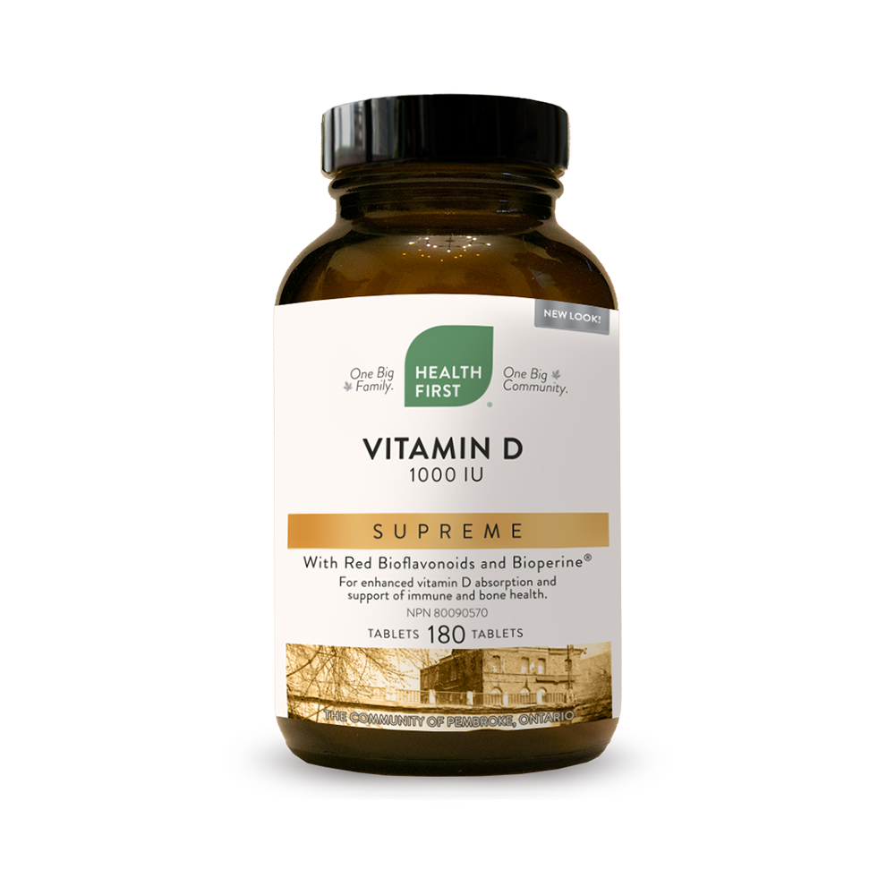 Health First  Vitamin D Supreme 1000 IU 180tabs