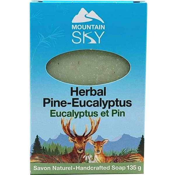 Mountain Sky Soaps Herbal Pine-Eucalyptus Bar Soap 135g