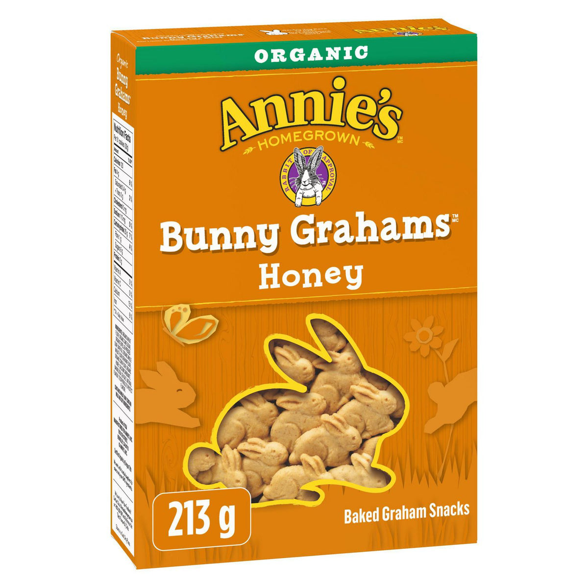 Annies Homegrown Honey Bunny Graham Crackers 213g