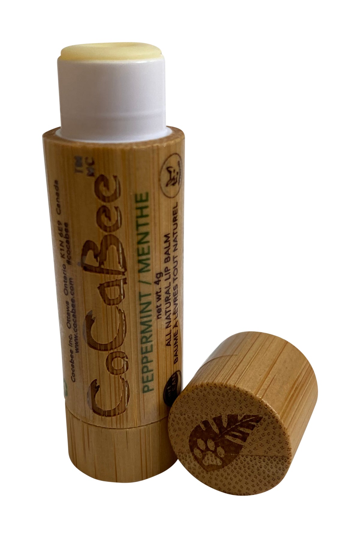 CoCaBee Peppermint Natural Lip Balm Tube 4g