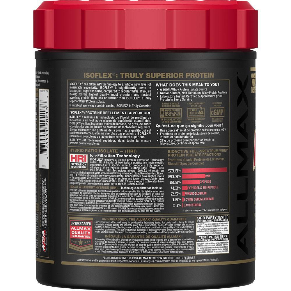 Allmax Nutrition IsoFlex Chocolate 908g