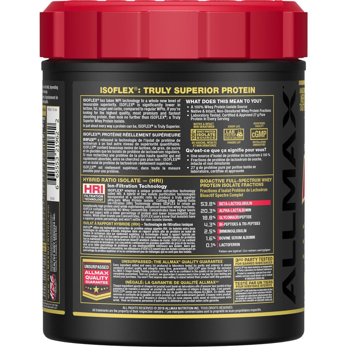 Allmax Nutrition IsoFlex Peanut Butter Chocolate 908g