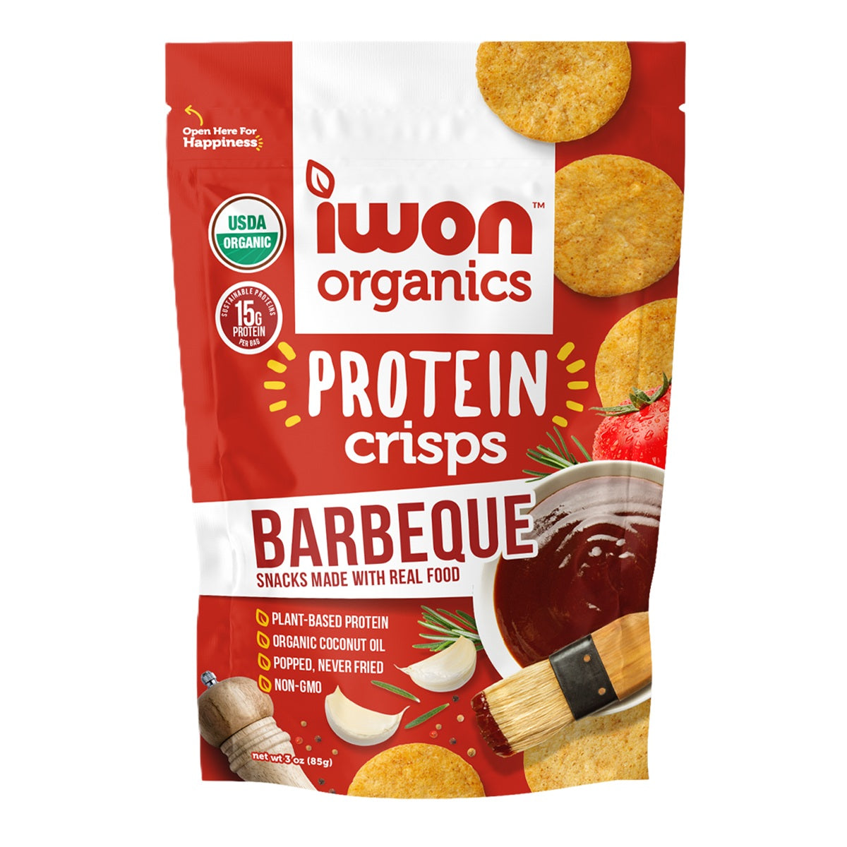 Iwon Protein Crisps - Barbeque 85g