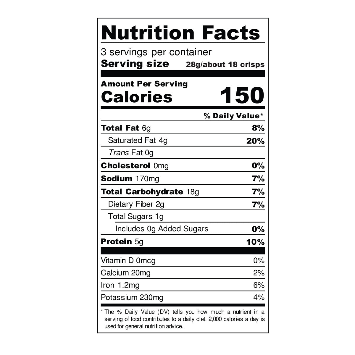 Iwon Sour Cream and Onion Crisps 85g