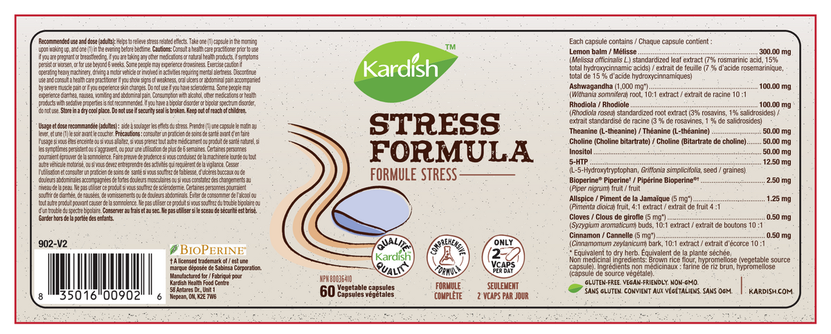 Kardish Stress Formula 60vcaps