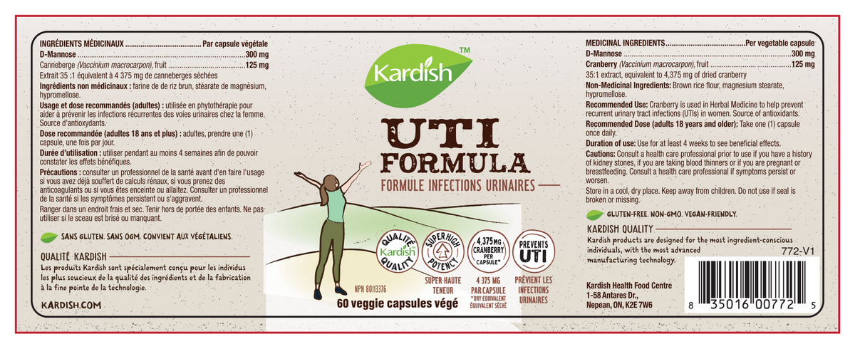 Kardish UTI Formula 60vcaps