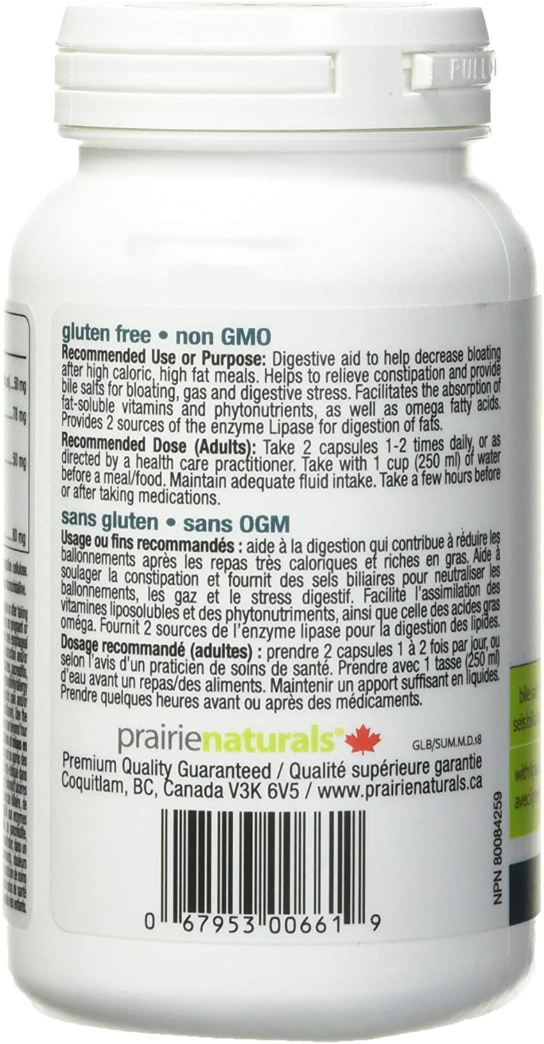 Prairie Naturals KetoEnzyme Fat Digesting Enzyme 60cap