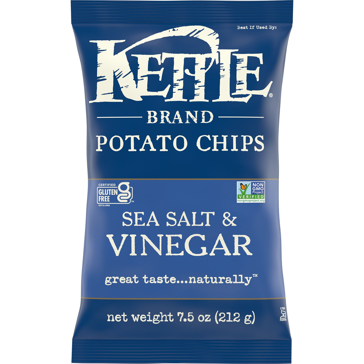 Kettle Chips Sea Salt &amp; Vinegar 198g