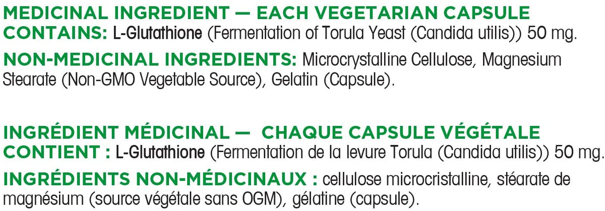 Organika Health Products L-Glutathione [Reduced] 50caps