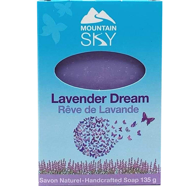 Mountain Sky Soaps Lavender Dream Bar Soap 135g