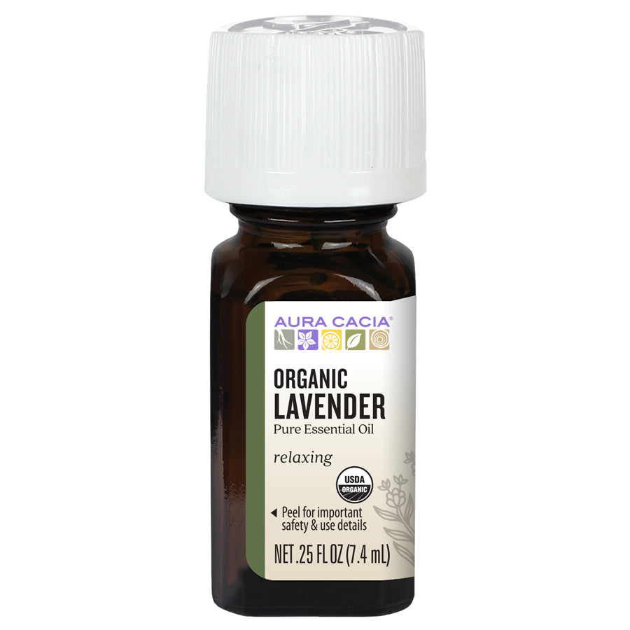 Aura Cacia Lavender Organic Essential Oil 7.4ml