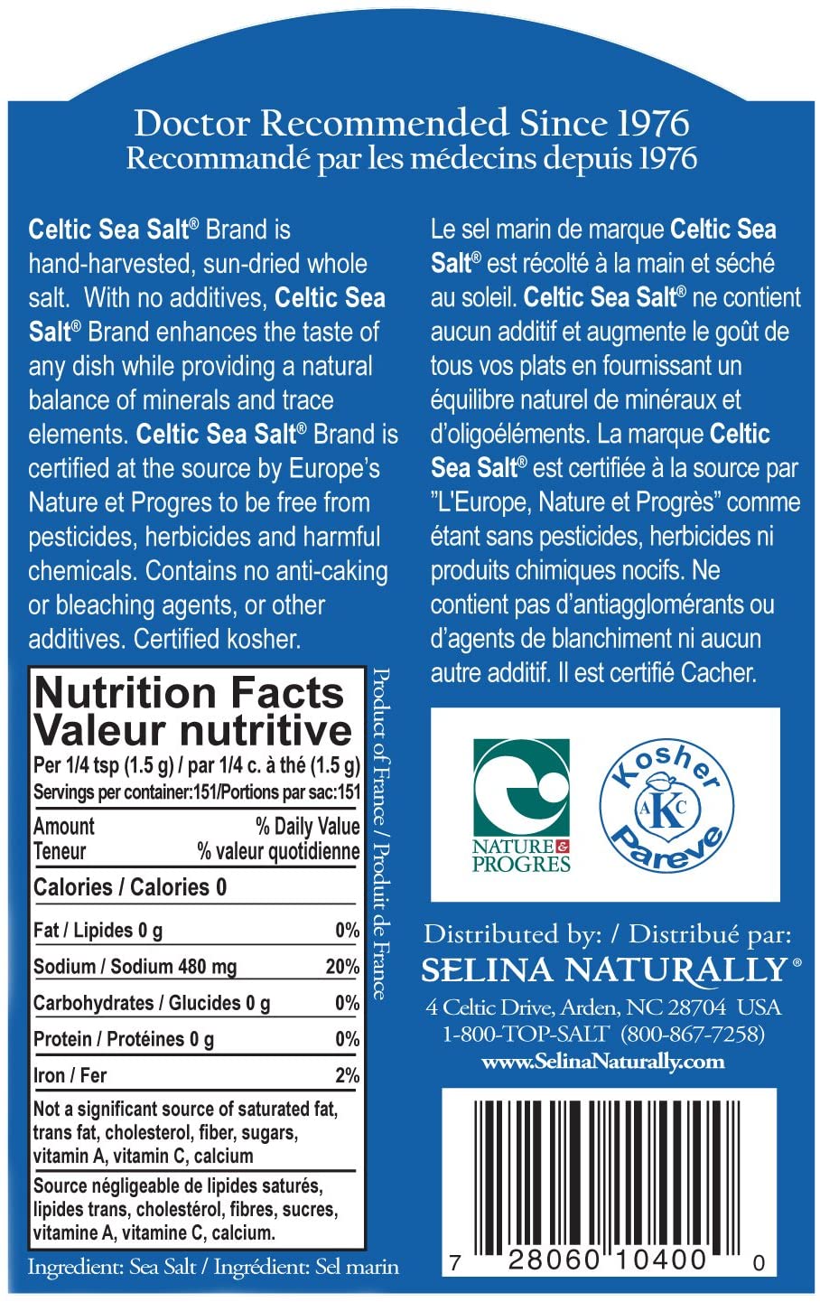 Celtic Sea Salt Light Grey Celtic Sea Salts 227g