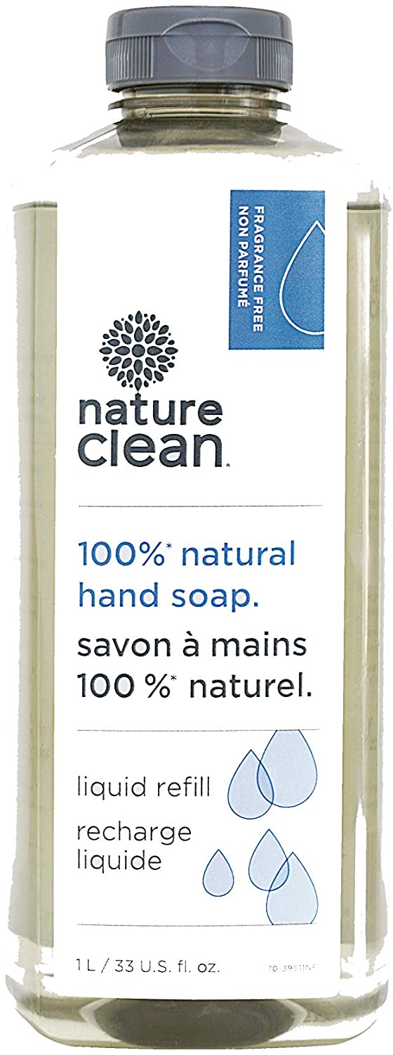 Nature Clean Liquid Hand Unscented Soap 1L