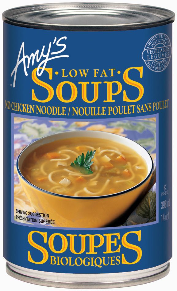 Amys Kitchen Low Fat No Chicken Noodle 398ml