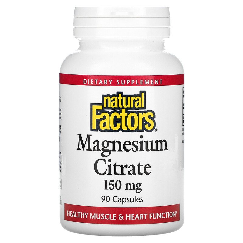 Natural Factors MAGNESIUM CITRATE 150MG 90caps