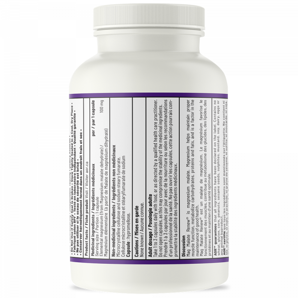 AOR Magnesium Malate Renew 870mg 120capsules