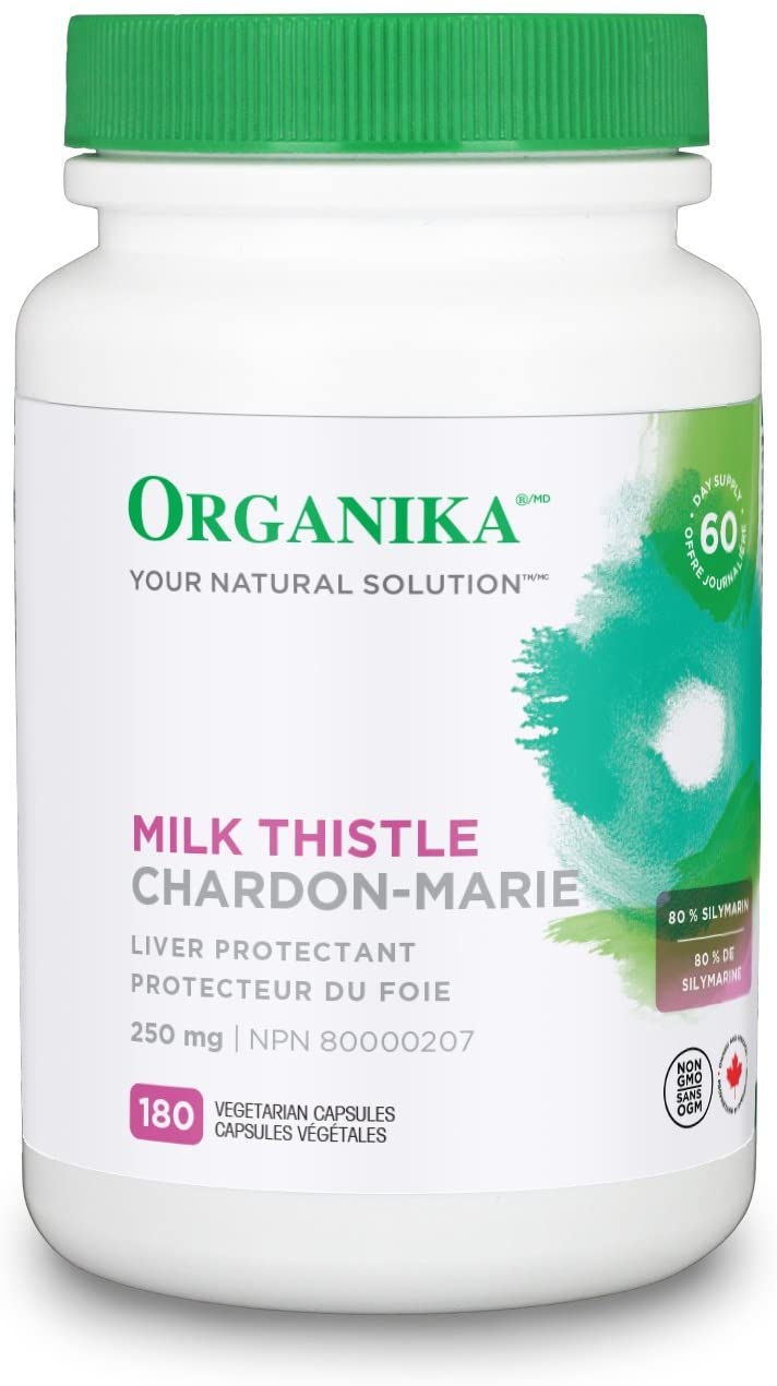 Organika Health Products Milk Thistle 180caps