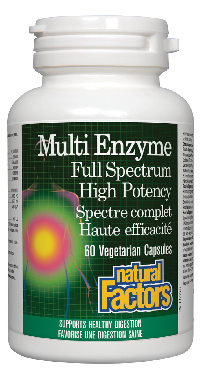 Natural Factors MULTI ENZYME 60caps