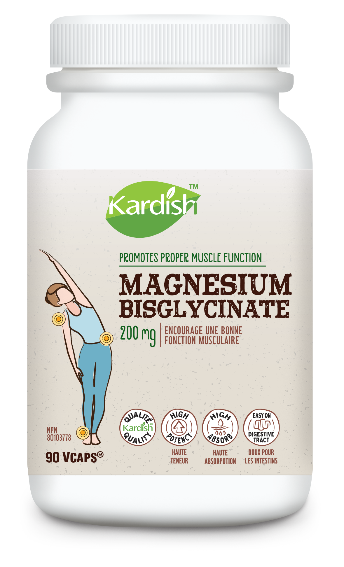 Kardish Magnesium Bisglycinate 240vcap