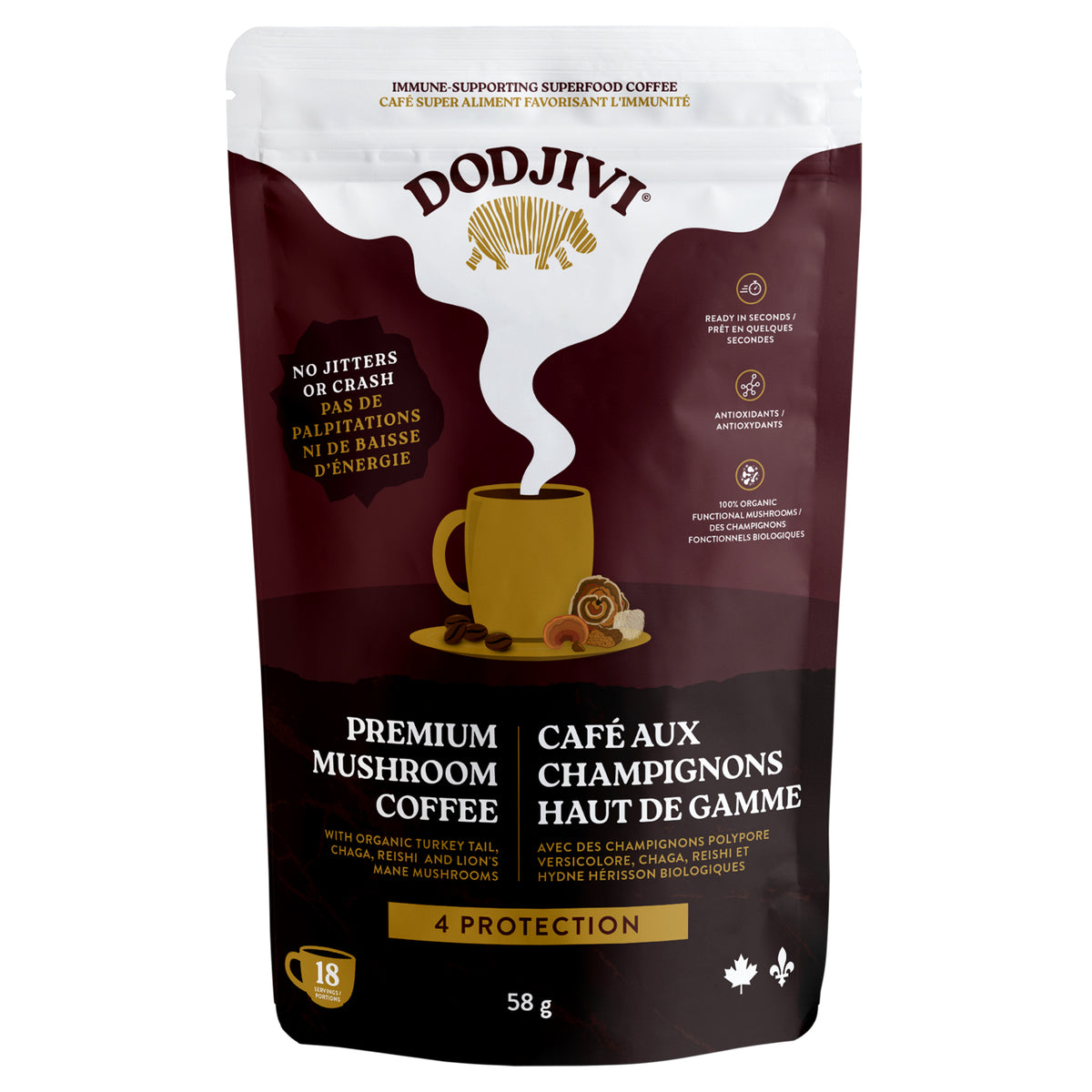 Dodjivi Premium Healthy Coffee 4 PRotection 58g