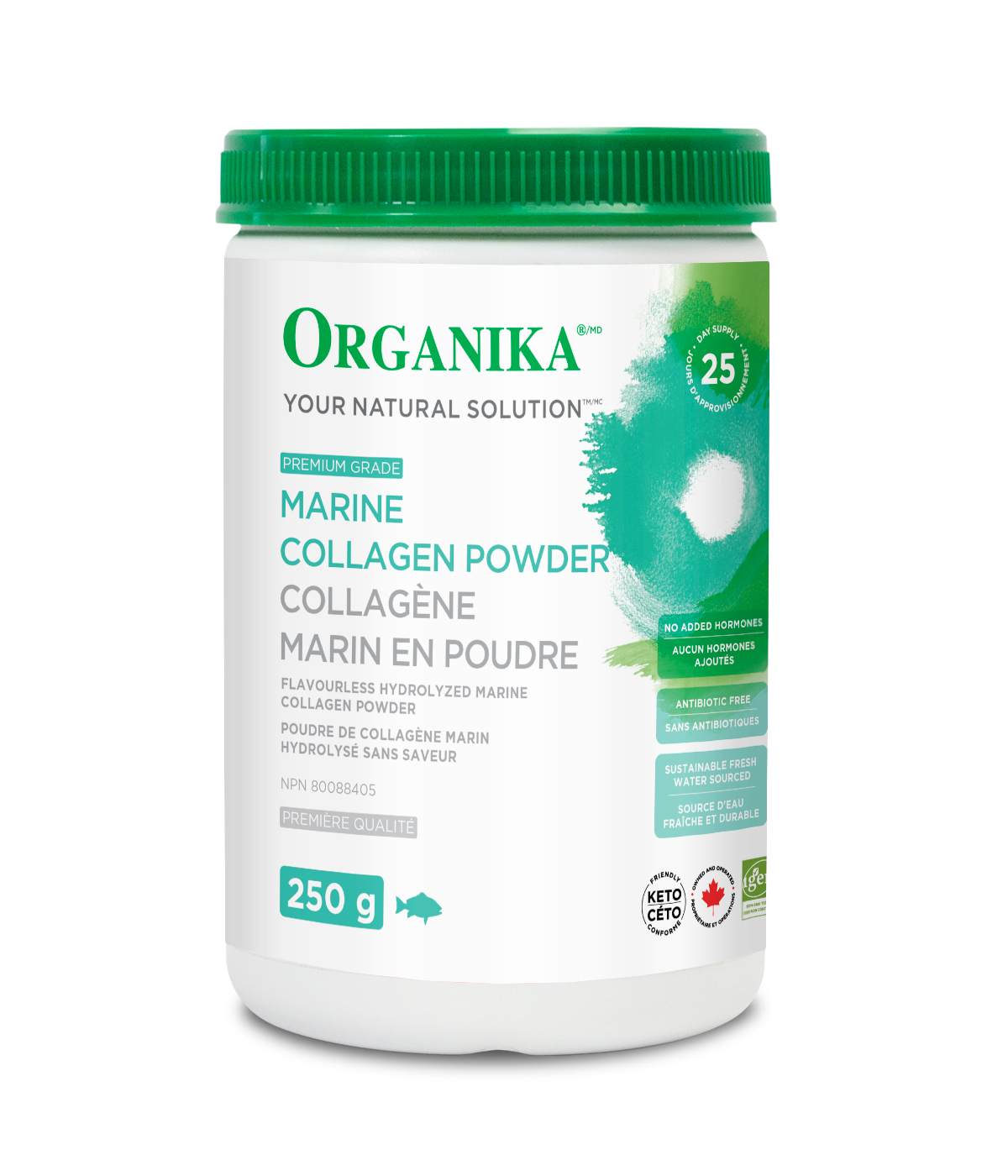 Organika Health Products Marine Collagen Powder 250g