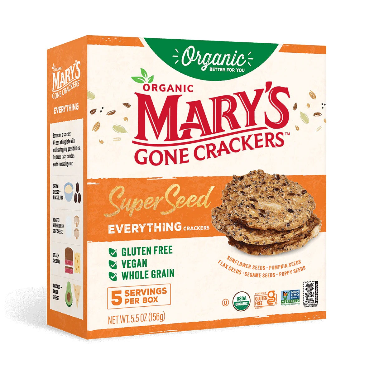 Marys Crackers - Super Seed Everything 155g