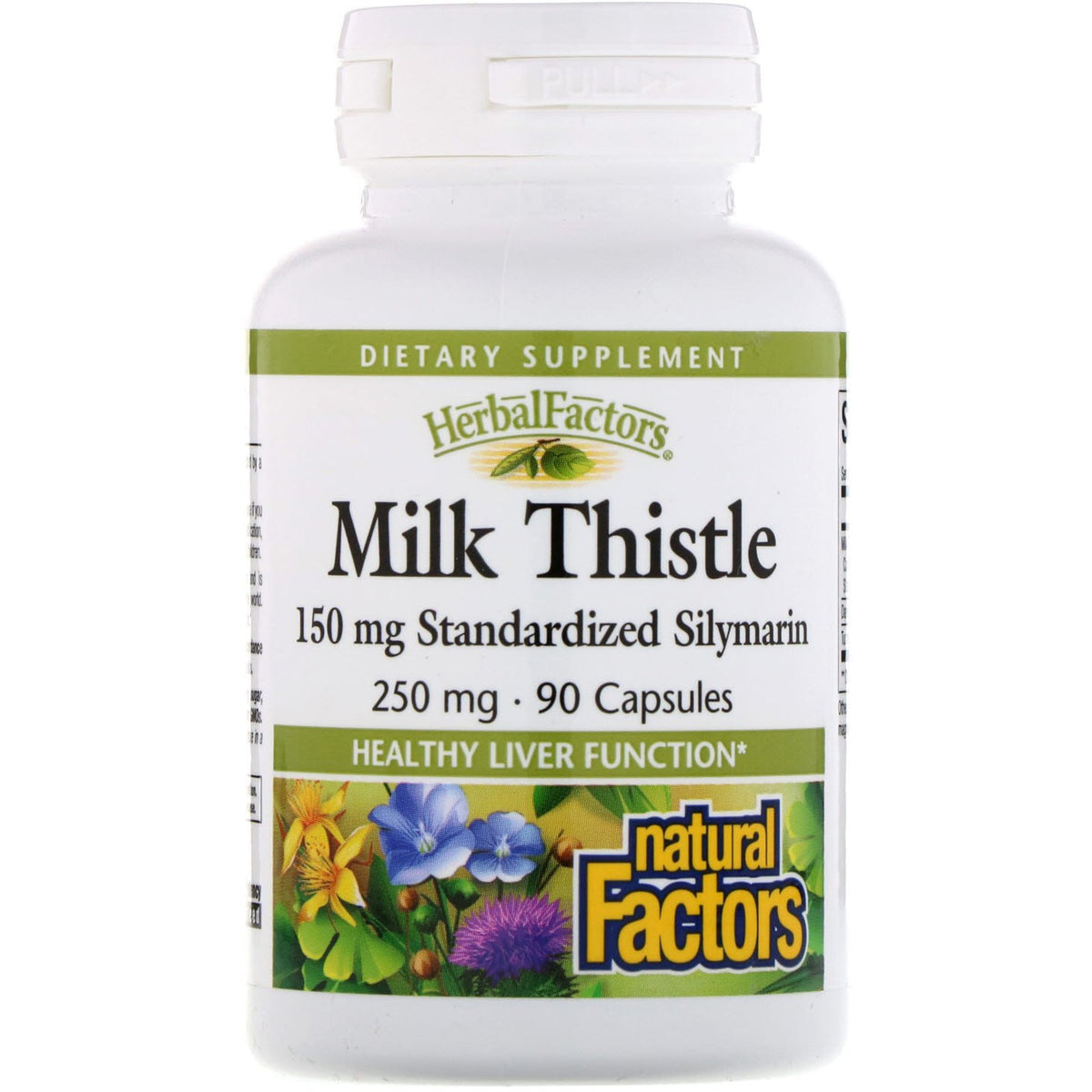 Natural Factors Milk Thistle 250mg Bonus 90+30Cap