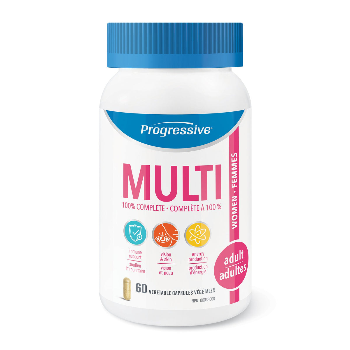 Progressive Multivitamins For Adult Women 60caps