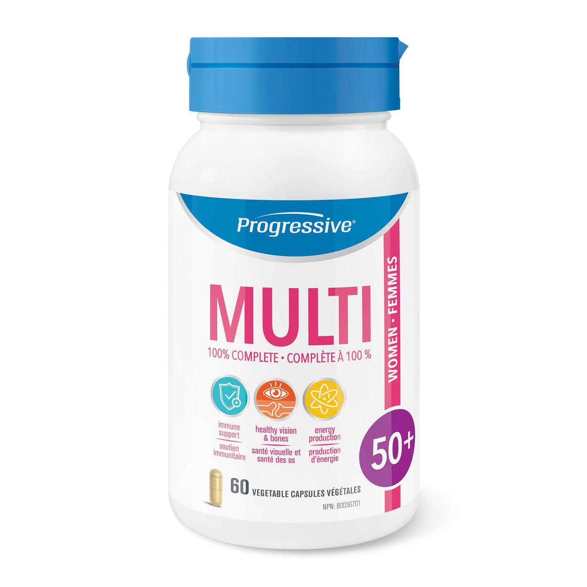 Progressive Multivitamins For Women 50+ 60caps