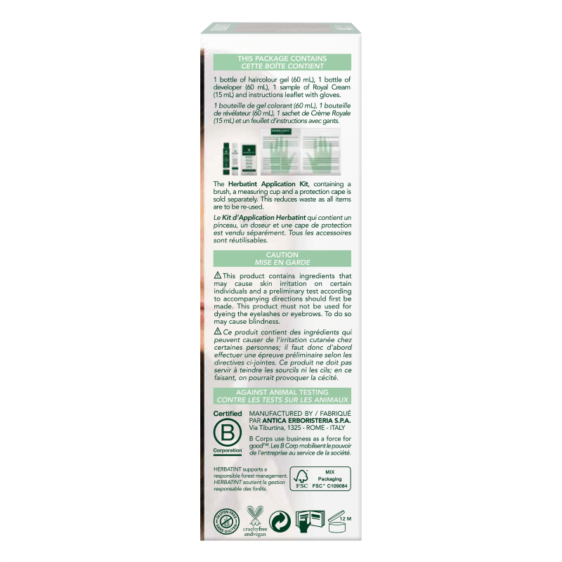Herbatint Permanent Coloration 4N Chestnut 120ml