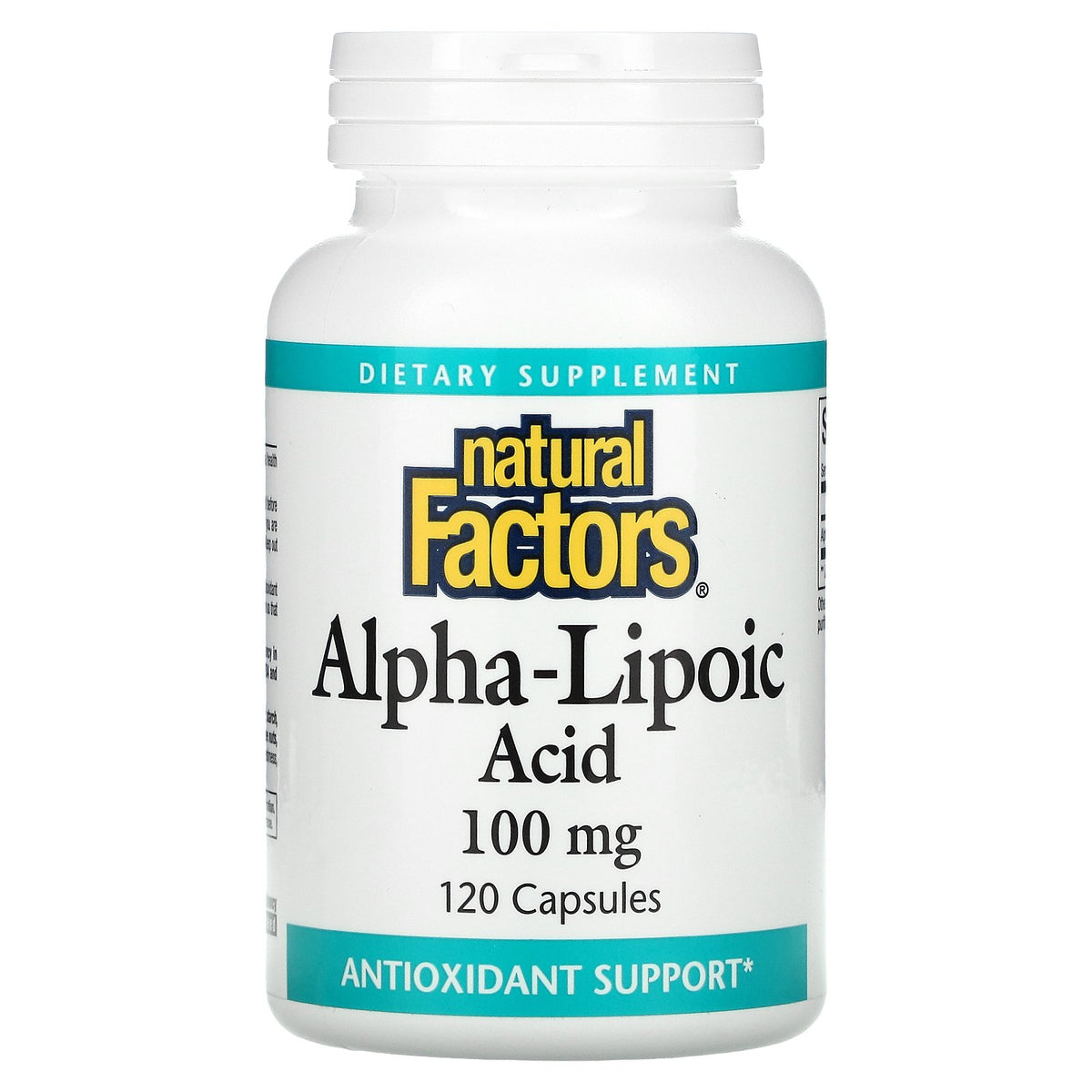 Natural Factors Natural Factors R Alpha Lipoic Acid 100m