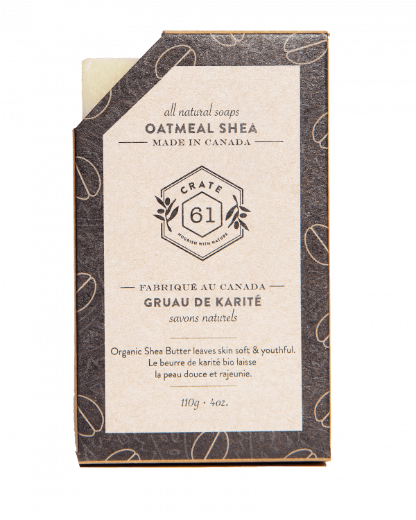 Crate 61 Organics Oatmeal Shea Soap 110g