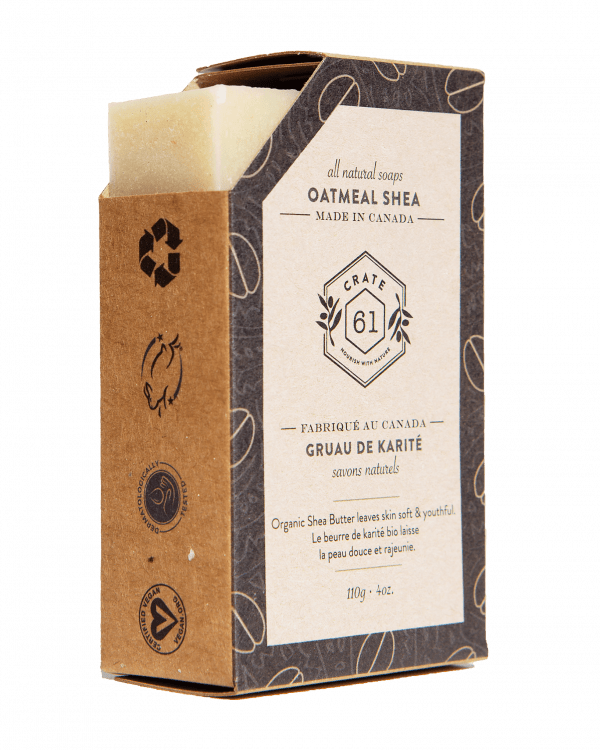 Crate 61 Organics Oatmeal Shea Soap 110g