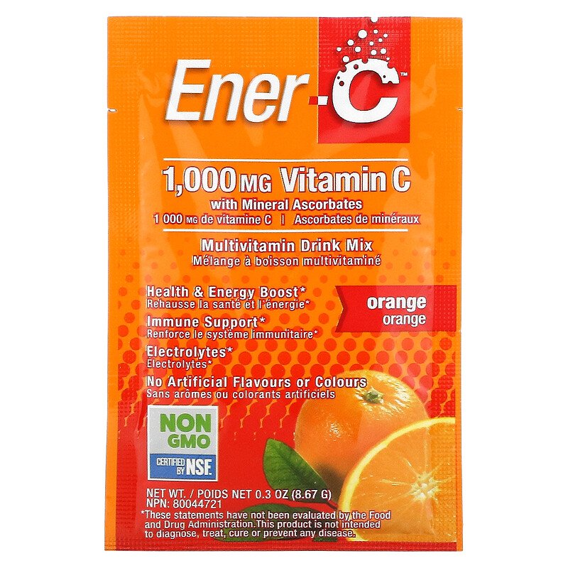 Ener C Effervescent Drink Mix Orange Single