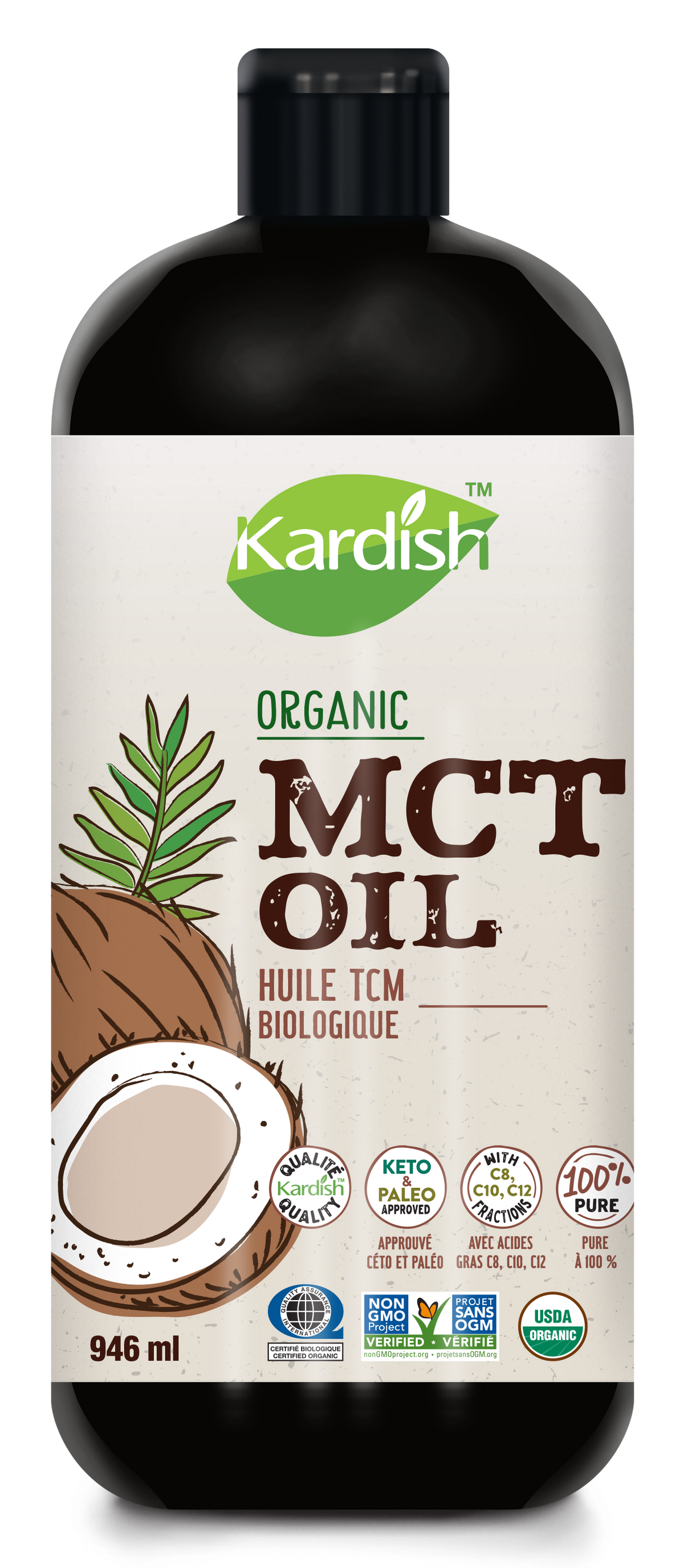 Kardish Organic MCT Oil 946ml