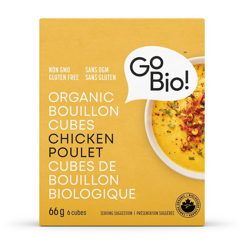 GoBio! Chicken Bouillon Cubes Org. 66g