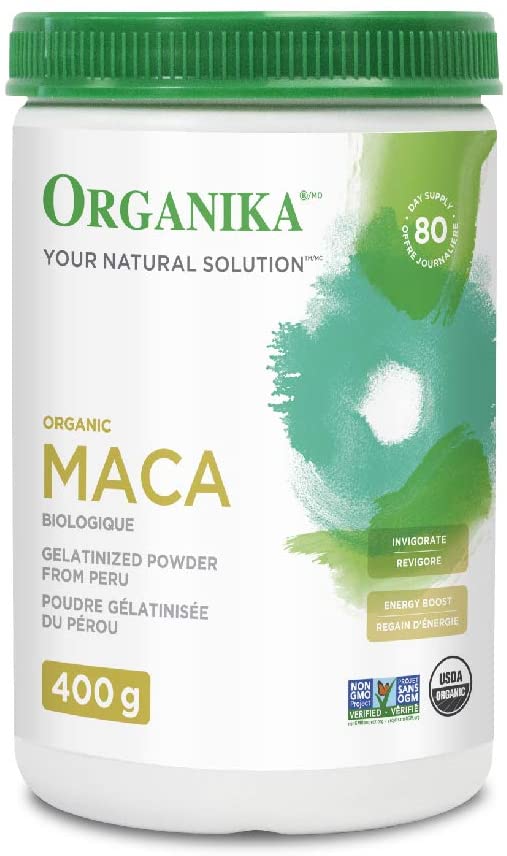 Organika Health Products Organic Gelatinized Maca Powder 400g