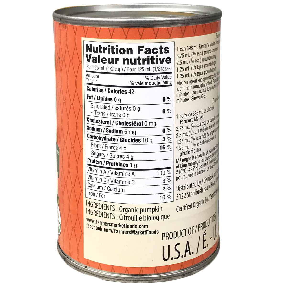 Farmers Market Pumpkin Org. 425g
