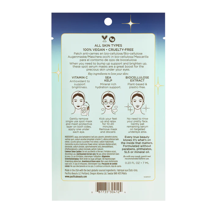 Pacifica Eye Bright Undereye Serum Mask 7ml