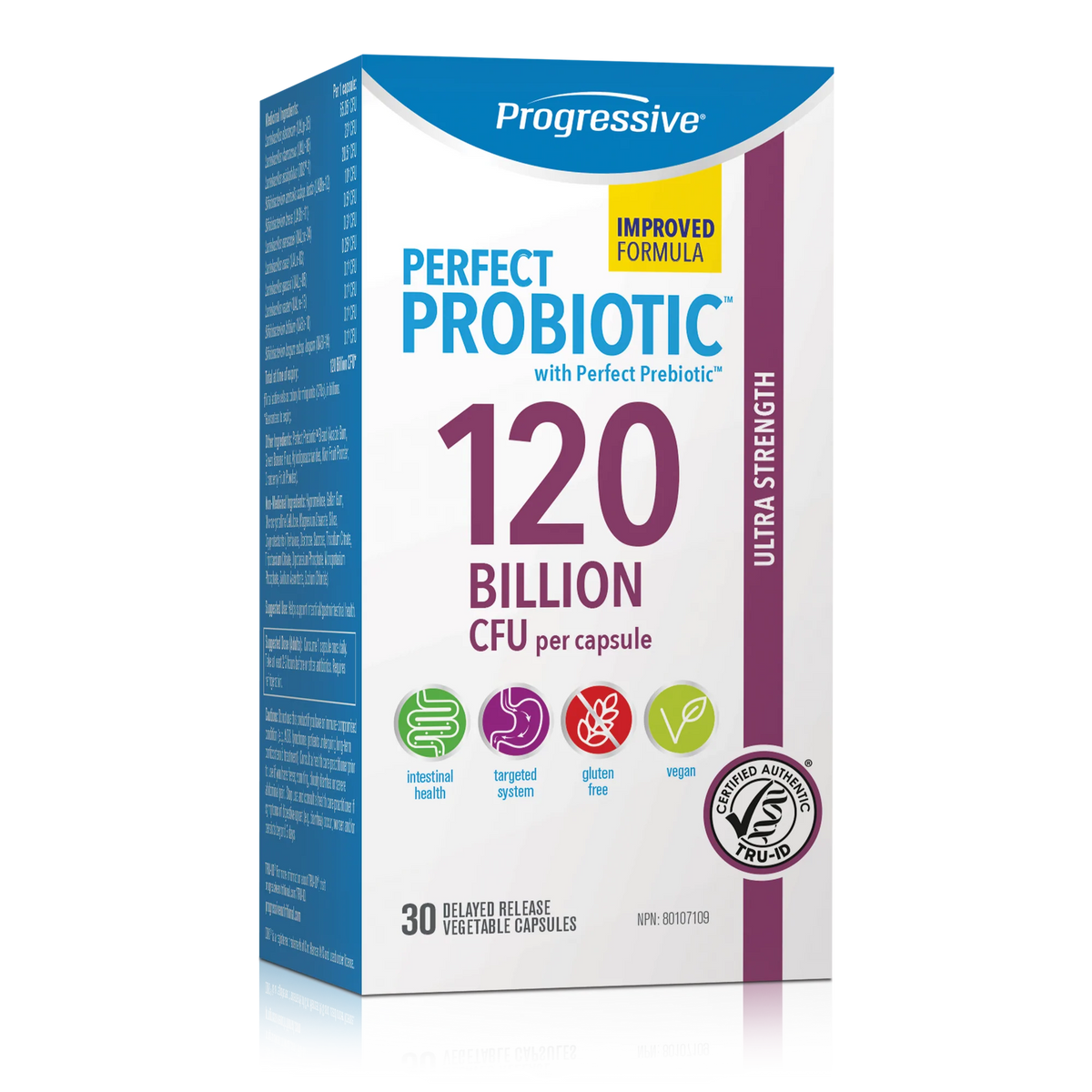 Progressive Perfect Probiotic 120 Billion 30caps