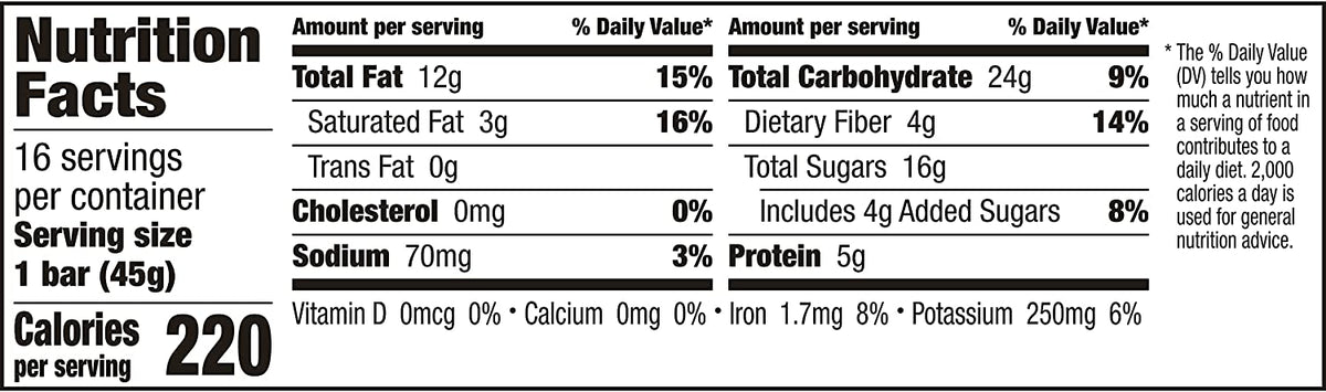 Larabar Peanut Butter Chocolate Chip Bar 45g